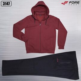 Фотография Костюм спортивный мужской AZ3503147 wine р.54-62 "AZT" недорого оптом от прямого поставщика