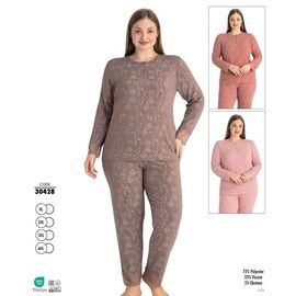 Піжама жіноча 30428 camel р.XL-4XL "Cotpark" недорого оптом від прямого постачальника