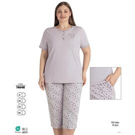 Піжама жіноча 14648 beige р.XL-4XL "Cotpark" недорого оптом від прямого постачальника