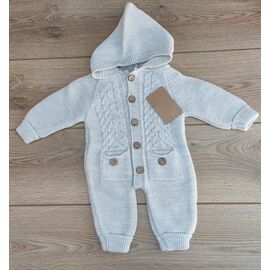 Фотография Комбинезон детский тёплый на мальчика 599 l.blue р.0.3-0.9 "Emir kids" недорого оптом от прямого поставщика