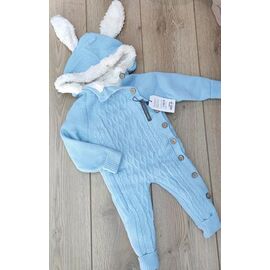 Фотография Комбинезон детский тёплый на мальчика 602 l.blue р.0.6-1.6 "Emir kids" недорого оптом от прямого поставщика