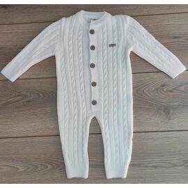 Фотография Комбинезон детский тёплый на мальчика 605 milk р.0.6-2 "Emir kids" недорого оптом от прямого поставщика