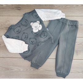 Фотография Костюм детский на мальчика 675 grey р.2-5 "Emir kids" недорого оптом от прямого поставщика