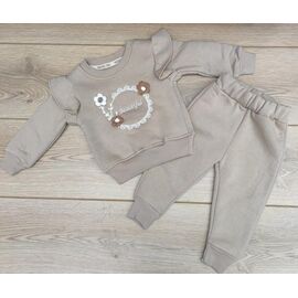 Фотография Костюм детский на девочку 687 beige р.0.9-2 "Emir kids" недорого оптом от прямого поставщика