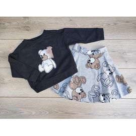 Фотография Костюм детский на девочку 743 black р.2-5 "Emir kids" недорого оптом от прямого поставщика