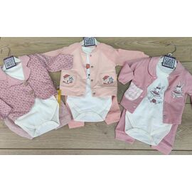 Фотография Костюм детский на девочку 772 peach р.0.3-0.9 "Emir kids" недорого оптом от прямого поставщика