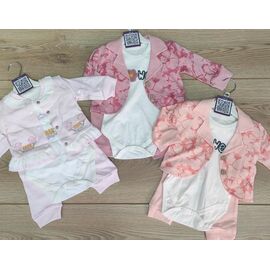 Фотография Костюм детский на девочку 779 d.pink р.0.3-0.9 "Emir kids" недорого оптом от прямого поставщика