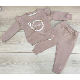 Фотография Костюм детский на девочку 801 beige р.0.9-2 "Emir kids" недорого оптом от прямого поставщика