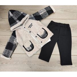 Фотография Костюм детский на мальчика 835 beige р.0.6-1.6 "Emir kids" недорого оптом от прямого поставщика