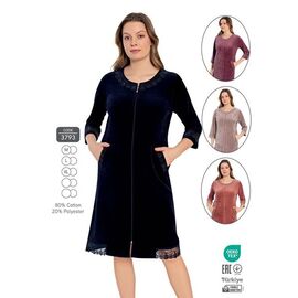 Халат жіночий 3793 wine р.M-XL "Cotpark" недорого оптом від прямого постачальника