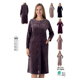 Халат жіночий 3954 beige р.L-3XL "Cotpark" недорого оптом від прямого постачальника