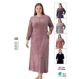 Халат жіночий 3789 camel р.XL-3XL "Cotpark" недорого оптом від прямого постачальника