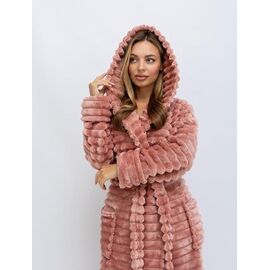 Халат жіночий теплий C3 pink р.XL-4XL "Cotpark" недорого оптом від прямого постачальника