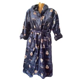 Халат підлітковий C50 navy р.M-XL "Cotpark" недорого оптом від прямого постачальника