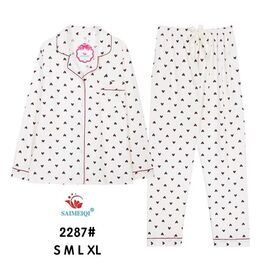 Піжама жіноча 2287 white р.S-XL "Estima" недорого оптом від прямого постачальника