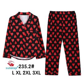 Піжама жіноча 235-2 red р.S-XL "Estima" недорого оптом від прямого постачальника