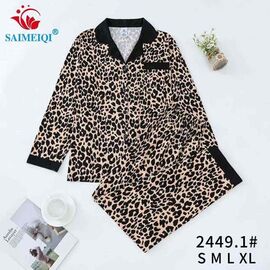 Піжама жіноча 2449-1 beige р.S-XL "Estima" недорого оптом від прямого постачальника