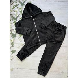 Фотография Костюм детский спортивный тёплый на девочку 207 black р.122-140 "Safi" недорого оптом от прямого поставщика