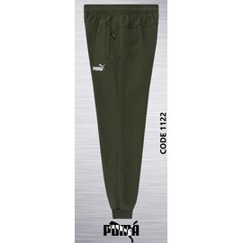 Фотография Штаны спортивные мужские утеплённые 1122P khaki р.S-2XL "AZT" недорого оптом от прямого поставщика