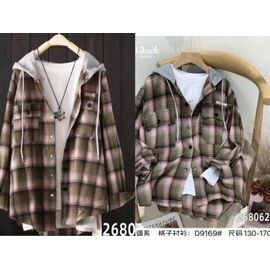 Фотография Рубашка детская тёплая на девочку D9169 brown-pink р.130-170 "Safi" недорого оптом от прямого поставщика