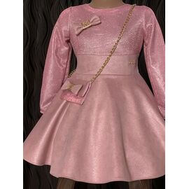 Фотография Платье детское на девочку M250 pink р.104-116 "Safi" недорого оптом от прямого поставщика