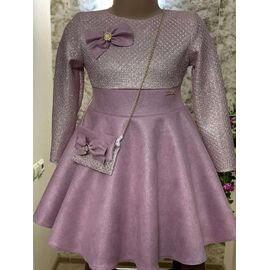 Фотография Платье детское на девочку M252 pink р.104-116 "Safi" недорого оптом от прямого поставщика