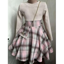 Фотография Платье детское на девочку M257 pink р.122-134 "Safi" недорого оптом от прямого поставщика