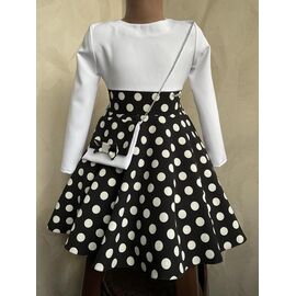 Фотография Платье детское на девочку M261 black р.122-134 "Safi" недорого оптом от прямого поставщика