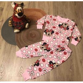 Фотография Пижама детская тёплая на девочку M302 pink р.3-7 "Safi" недорого оптом от прямого поставщика