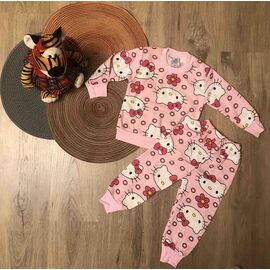 Фотография Пижама детская тёплая на девочку M303 pink р.3-7 "Safi" недорого оптом от прямого поставщика