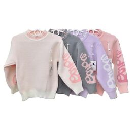 Фотография Свитер детский на девочку Y360 peach р.110-150 "Safi" недорого оптом от прямого поставщика