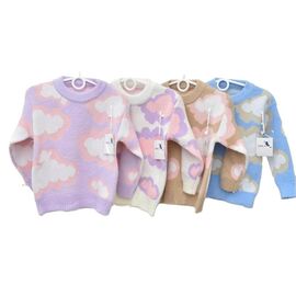 Фотография Свитер детский на девочку Y393 white р.110-150 "Safi" недорого оптом от прямого поставщика