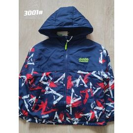 Фотография Куртка детская демисезонная на мальчика 3001 navy-red р.4-8 "Flong" недорого оптом от прямого поставщика