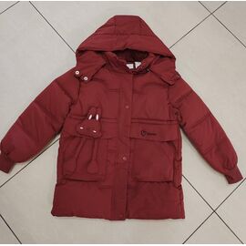 Фотография Курка детская зимняя на мальчика 855 red р.7-10 "Flong" недорого оптом от прямого поставщика