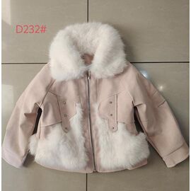Фотография Курка детская зимняя на девочку D232 pink р.7-13 "Flong" недорого оптом от прямого поставщика