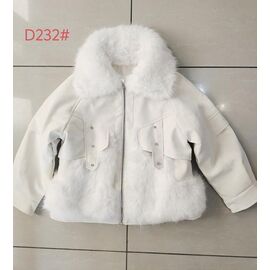Фотография Курка детская зимняя на девочку D232 white р.7-13 "Flong" недорого оптом от прямого поставщика