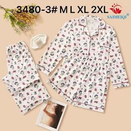 Комплект жіночий 3480-3 white р.M-2XL "Estima" недорого оптом від прямого постачальника