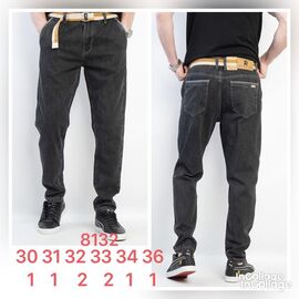 Джинси чоловічі 8132 black р.30-36 "Fangsida" недорого оптом від прямого постачальника