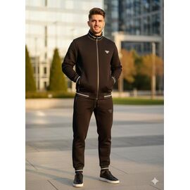 Костюм спортивний чоловічий 5740 brown р.S-2XL "Moranny" недорого оптом від прямого постачальника