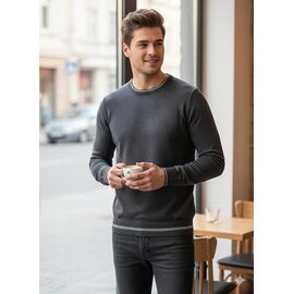 Светр чоловічий 6173 grey р.M-2XL "Moranny" недорого оптом від прямого постачальника