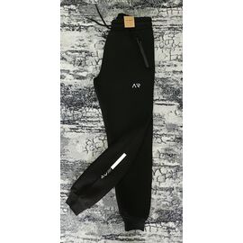 Штани спортивні чоловічі утеплені 1010 black р.S-2XL "Moranny" недорого оптом від прямого постачальника