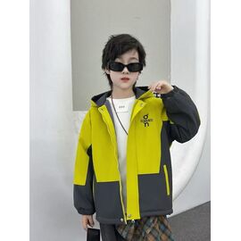 Фотография Курка детская зимняя на мальчика 2521 yellow р.8-12 "Flong" недорого оптом от прямого поставщика