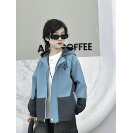 Фотография Курка детская зимняя на мальчика 2521 blue р.8-12 "Flong" недорого оптом от прямого поставщика