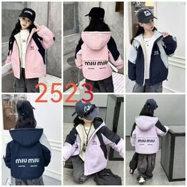 Фотография Курка детская зимняя на девочку 2523 purple р.8-12 "Flong" недорого оптом от прямого поставщика