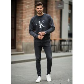 Светр чоловічий MR396 black р.S-2XL "Moranny" недорого оптом від прямого постачальника