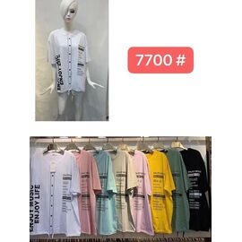 Фотография Футболка женская 7700 mix р.52-56 "Estima" недорого оптом от прямого поставщика