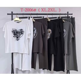 Фотография Костюм спортивный женский тёплый T2006 mix р.XL-2XL "Estima" недорого оптом от прямого поставщика