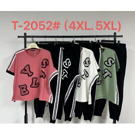 Костюм спортивний жіночий теплий T2052 mix р.4XL-5XL "Estima" недорого оптом від прямого постачальника