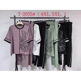 Костюм спортивний жіночий теплий T2055 mix р.4XL-5XL "Estima" недорого оптом від прямого постачальника