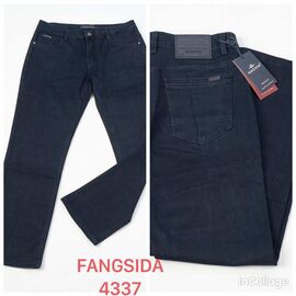Джинси чоловічі 4337 navy р.32-38 "Fangsida" недорого оптом від прямого постачальника
